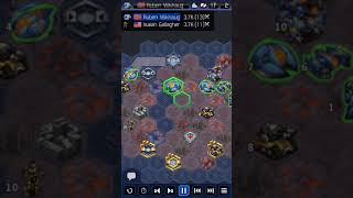 Replay of Uniwar fight. Titans Vs Sapiens