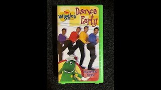 Opening To The Wiggles Dance Party 2001 Vhs 2002 Reprint