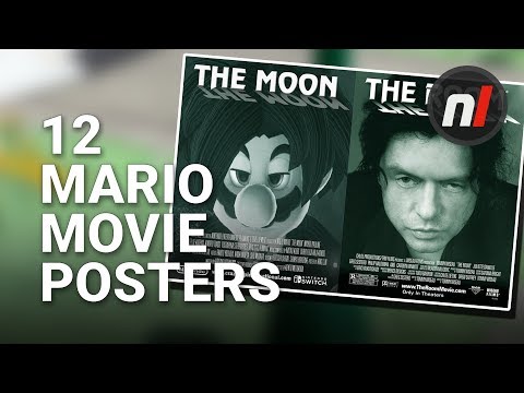 12 Movie Posters Recreated with Super Mario Odyssey - Mario Movie Posters