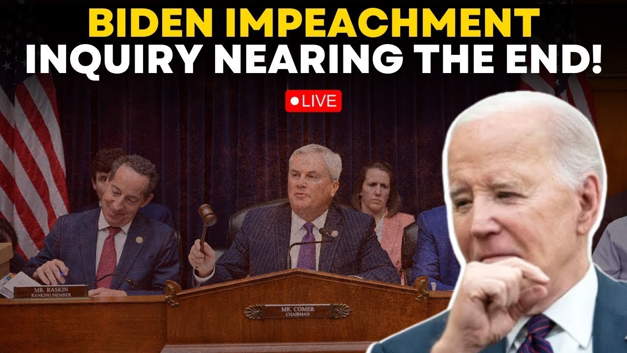 Joe Biden News LIVE | Biden Impeachment LIVE | US Congress | Biden ...