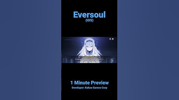 Eversoul (iOS) - 1 Minute Gameplay Preview Introduction! (10x Speed) *NEW GAME*