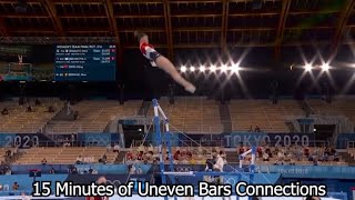 15 Minutes of Uneven Bars Connections in Women's Artistic Gymnastics