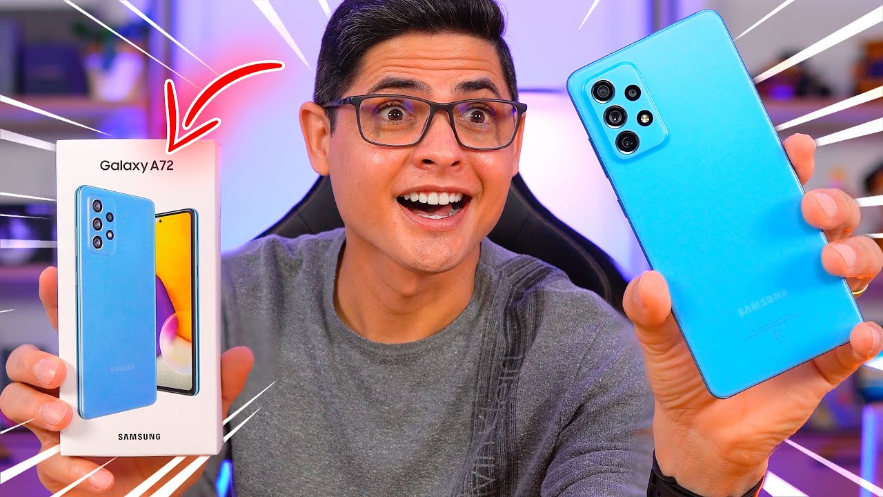 CHEGOU! Galaxy A72 - O NOVO GIGANTE DA SAMSUNG com IP67! Unboxing e  Impressões - YouTube