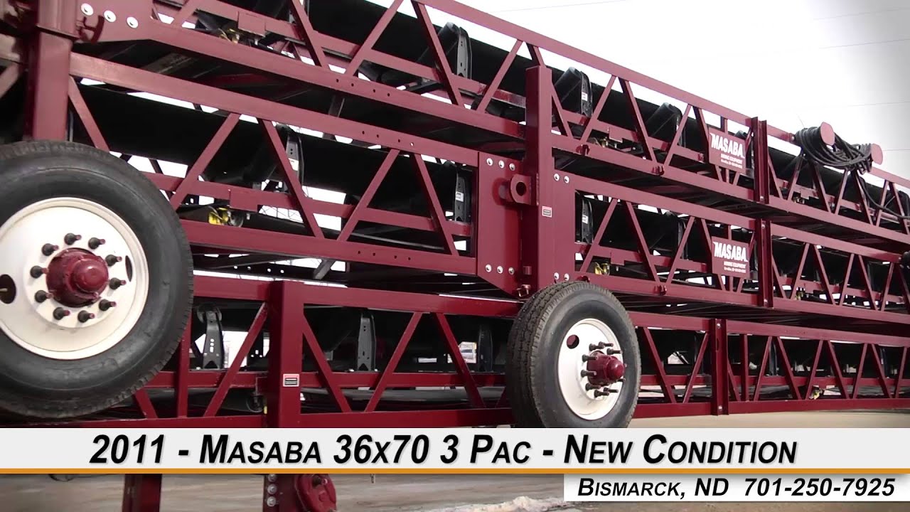 Masaba 36X70 3 Pack Aggregate Conveyors For Sale YouTube
