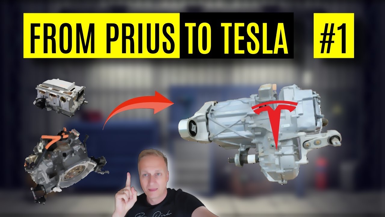 From Prius gearbox to Tesla Motor from start to spin Part 1 YouTube