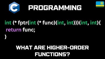 Understanding Functions in C | Function Pointers & Higher-Order Functions (in Kinyarwanda)