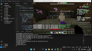 money farming in a p2w minecraft server (ND-network) using mineflayer