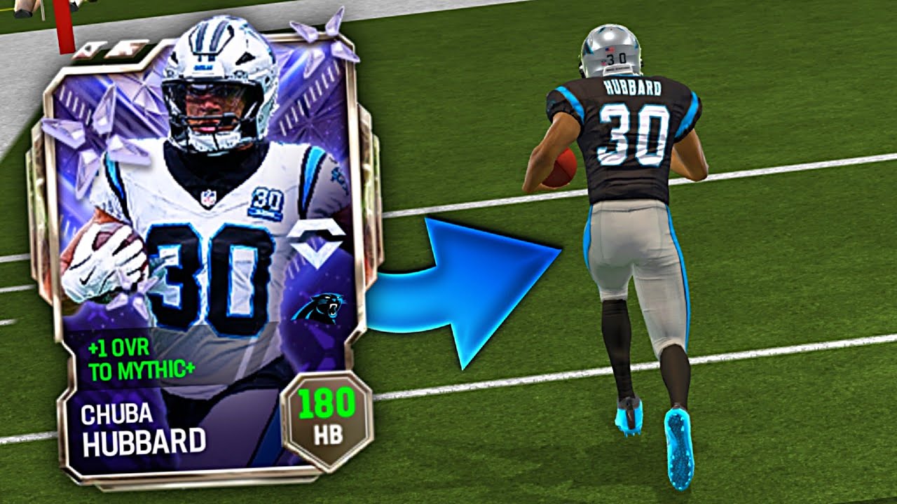 IS 180 MYTHIC TEAM DIAMOND CHUBBA HUBBARD GOOD??! GAMEPLAY! - Madden Mobile 25