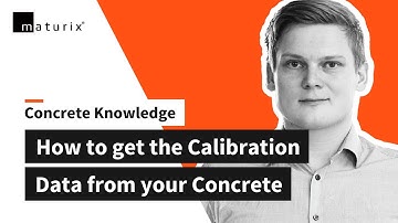 How to get the Calibration Data from your Concrete ┃ Maturix® Concrete Monitoring