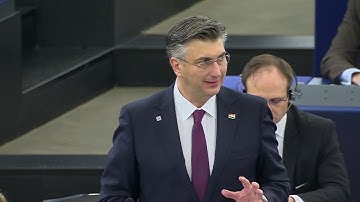 EP Plenary session Presentation of the programme of activities of the Croatian Presidency