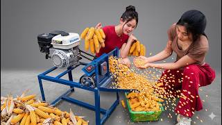 DIY Corn Shelling Machine – Fast and Efficient Design #diy #restoration #repairing