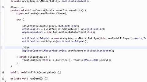 ADA Framework Screencast UI