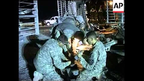 US combat troops arrive back in the US; AP pix of ...