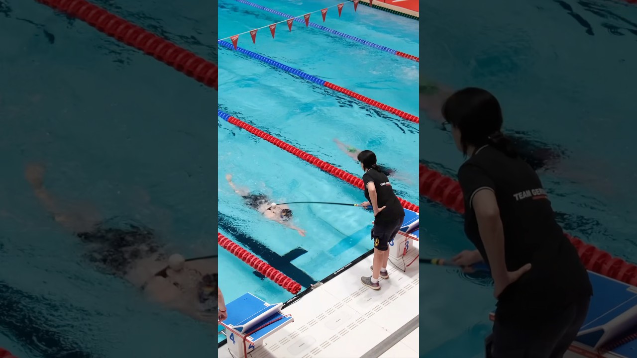 Blind swimmers turn 🙏