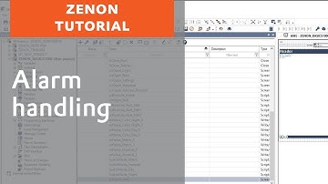 Alarm handling with zenon