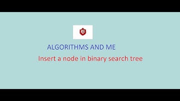 Insert a node in BST