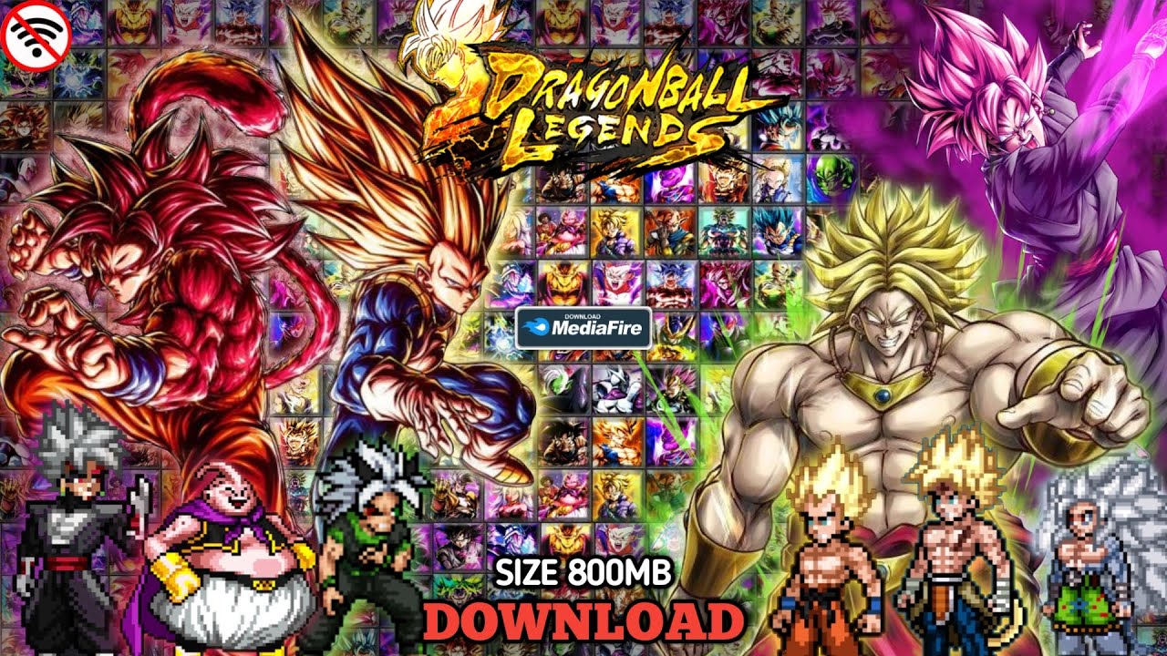 Обновление!! Новые персонажи Dragon Ball Legends Mugen для Android (оффлайн) 2026