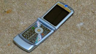 Smash Motorola Razr Phone