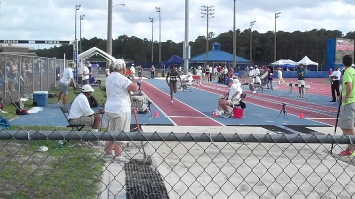 JU's Charlene Charles competes in Long Jump