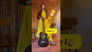 pose with guitar 🎸/standing pose with guitar/RADHA RAJVANSHI ❤️/ #ytshorts #shorts #viralshorts