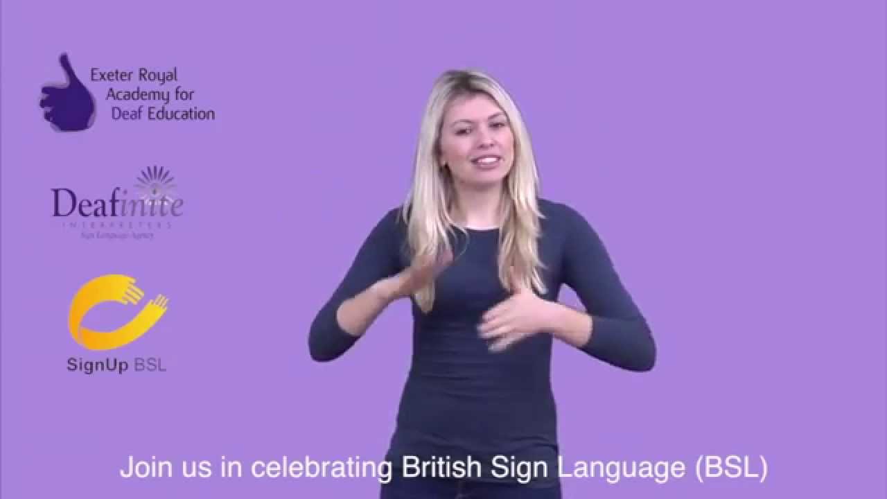 How to sign "My name is... What's your name?" in British ...