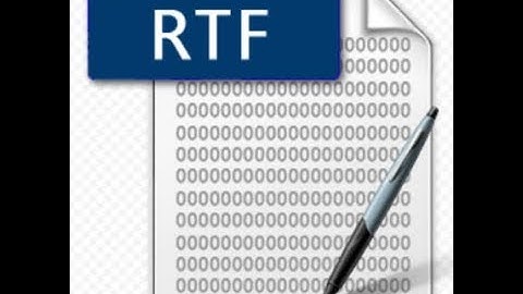 Как открыть файл с расширением RTF