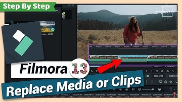 Replace Video Clips or Media | Filmora 12 & 13 Tutorial