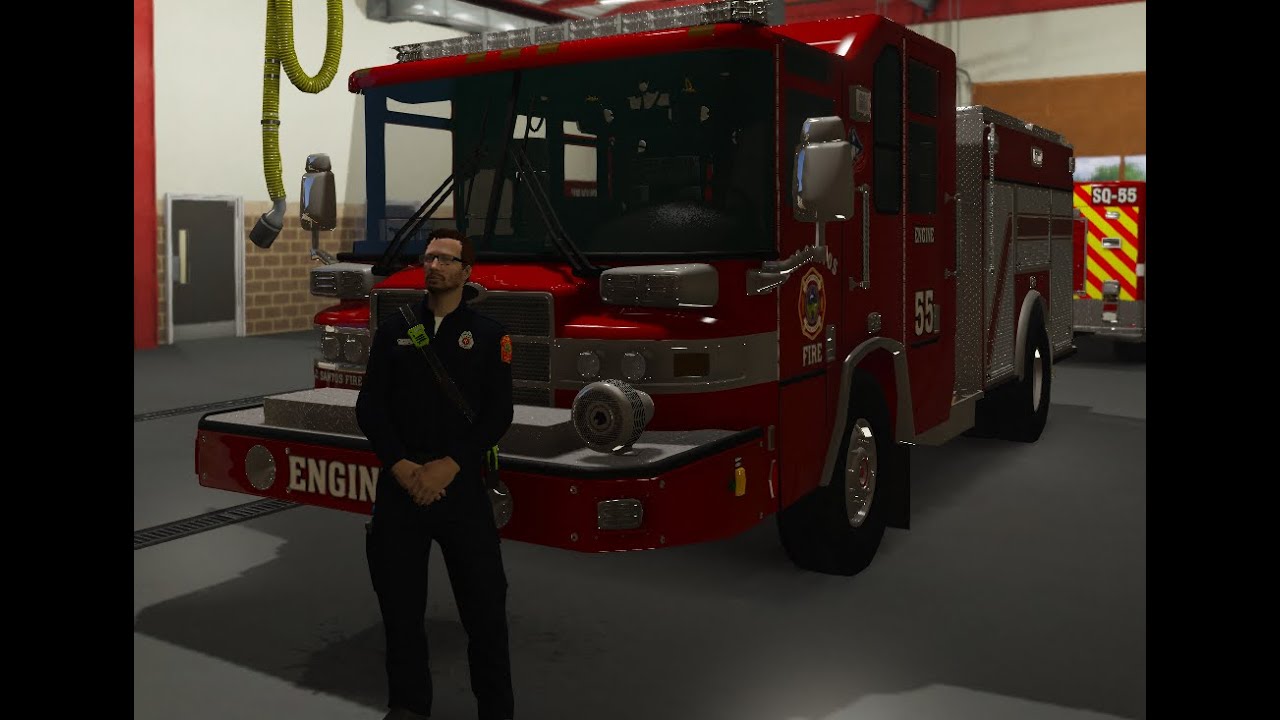 Responding to a structure fire! - YouTube
