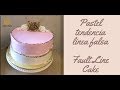 #facil Decoracion Pastel tedencia linea falsa - Fault line cake