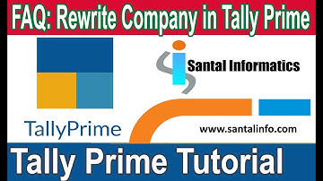FAQ –Rewrite Company in  Tally Prime || how to Rewrite Tally Prime Data ||Tally Prime in Tamil