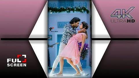 Allu Arjun Or Pooja Hegde 4k Full Screen Status ButtaBomma AlaVaikunthapurramuloo Status