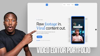 Video Editor Portfolio Website in 40 Minutes (JumpCut Template Tutorial)