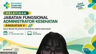 Pelatihan Jabatan Fungsional Adminkes Angk. 4