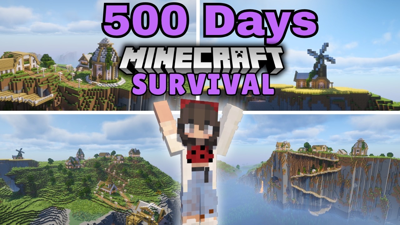 6 HOURS Building a Beautiful Minecraft World