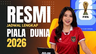 It's Official! The Complete 2026 World Cup Schedule Released Live on TVRI