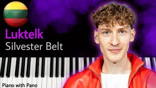 Silvester Belt - Luktelk | Lithuania 🇱🇹 | Piano Cover | Eurovision 2024