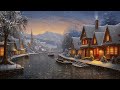 Beautiful melody to tears winter ambience  soft piano music for sleeping