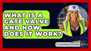 What Is A Gate Valve And How Does It Work? - Civil Engineering Explained