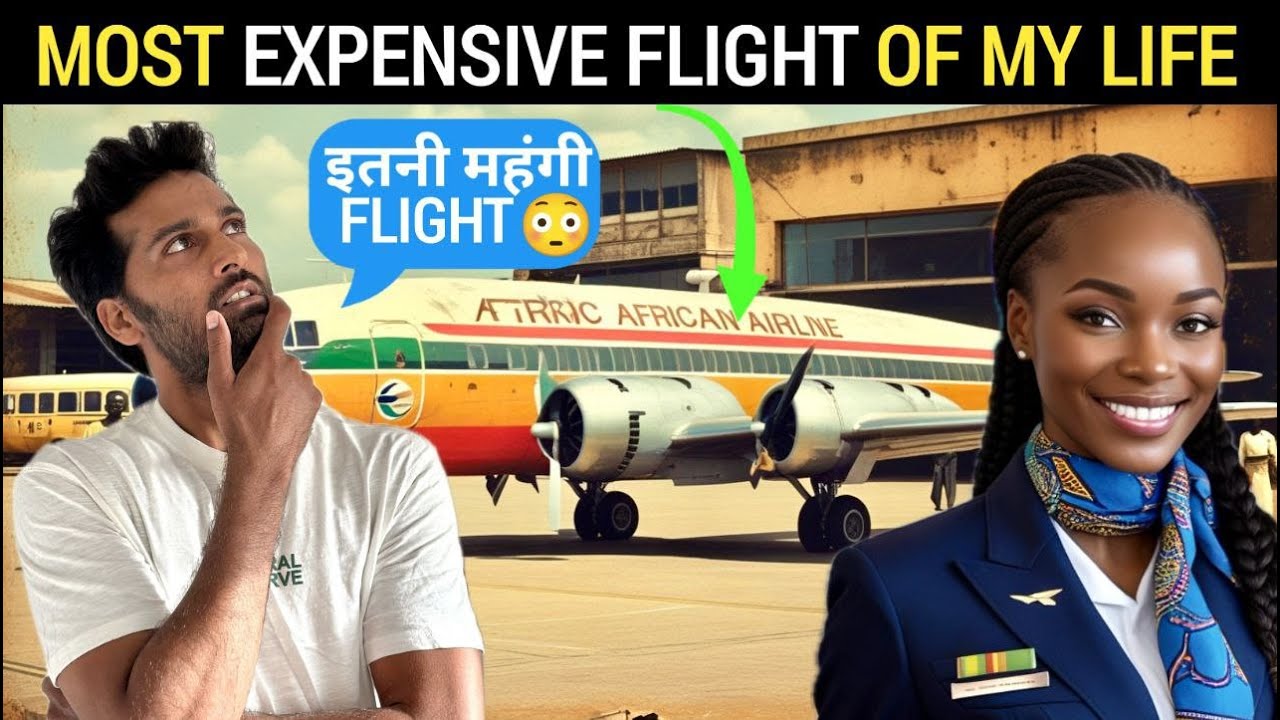 Taking Most Expensive Flight Of My Life, Africa To India