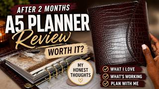A5 Planner Update After 2 Months | What I Love + Plan With Me