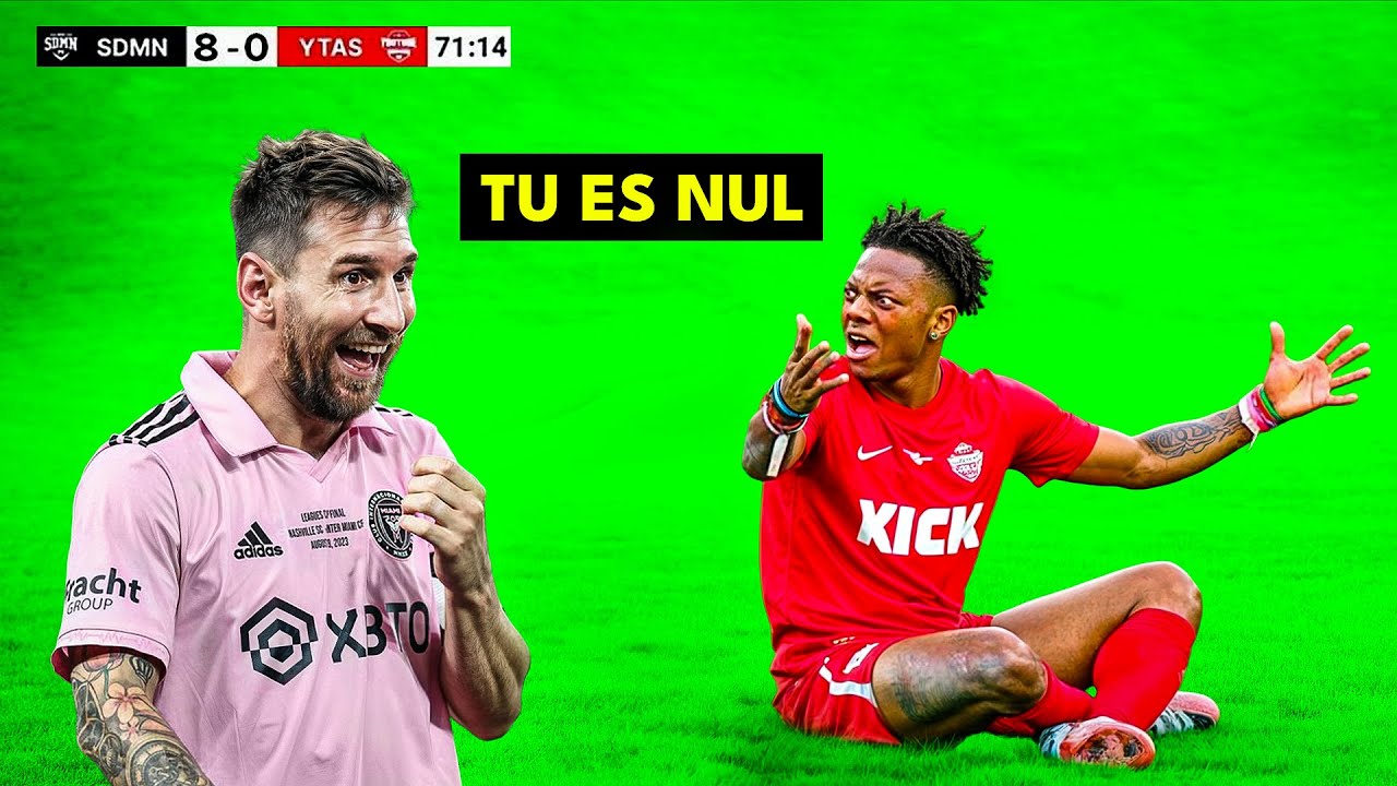 YouTubeurs vs Footballeurs
