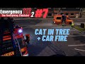 Notruf 112 | Emergency Call 112 – The Fire Fighting Simulation 2 - #7 | Cat in tree + car on fire