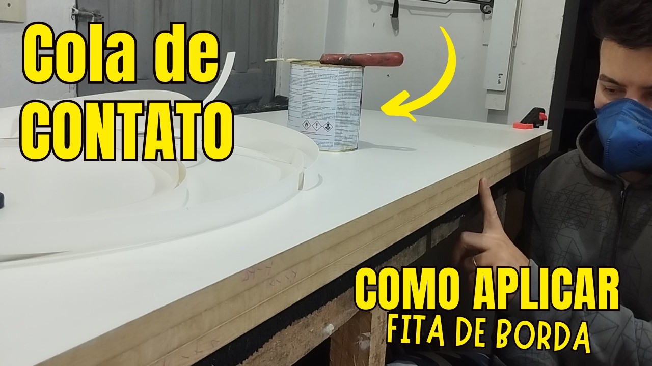 Como Usar Cola de Contato: Macetes e Pontos de Atenção ao passar cola no MDF e na Fita de Borda