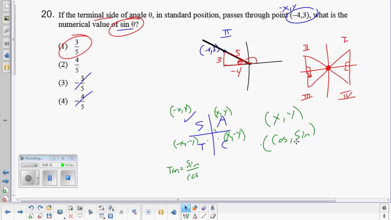 Algebra 2 Regents State Sample Questions 20 & 21 & 22 - YouTube