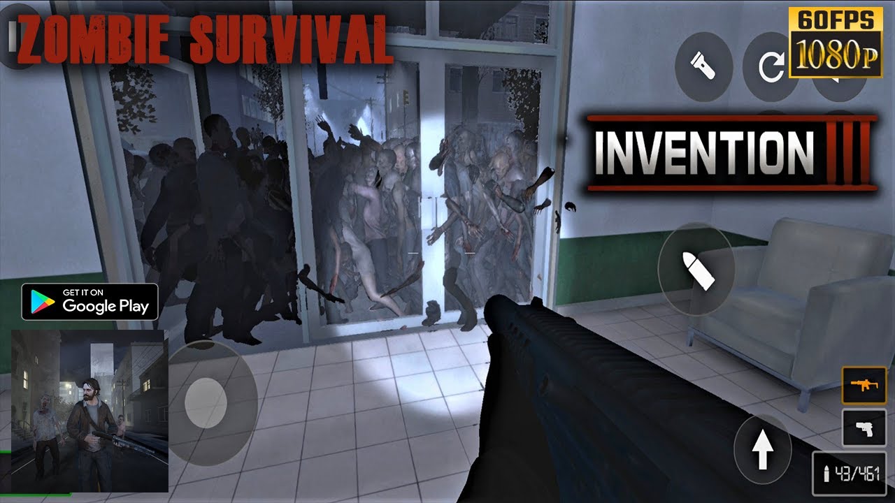 These Zombies Got Me Stuck XD - Invention 3 - Offline Zombie Survival -  YouTube