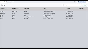 Node js with MySQL with Search record
