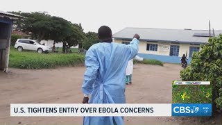 U.S. adds travel restrictions as Ebola concerns impact international flight