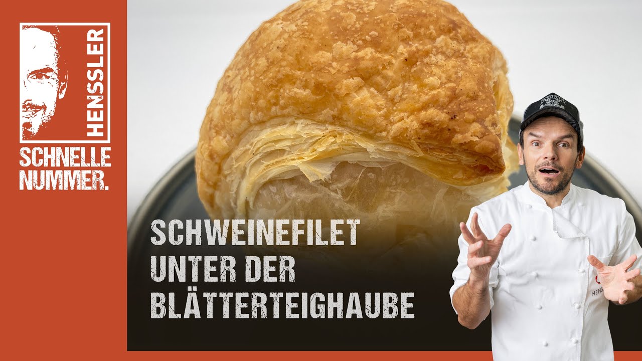 Schnelles Schweinefilet unter der Blätterteighaube Rezept von Steffen ...