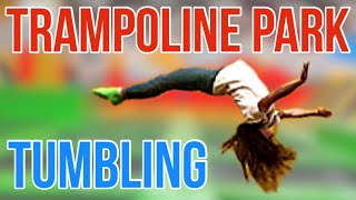 TRAMPOLINE PARK TUMBLING FLIPS AND TRICKS | PolinaTumbles