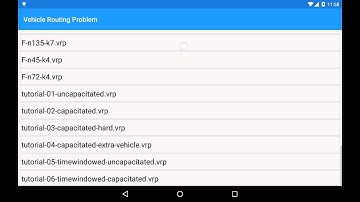Vehicle Routing Problem Android application